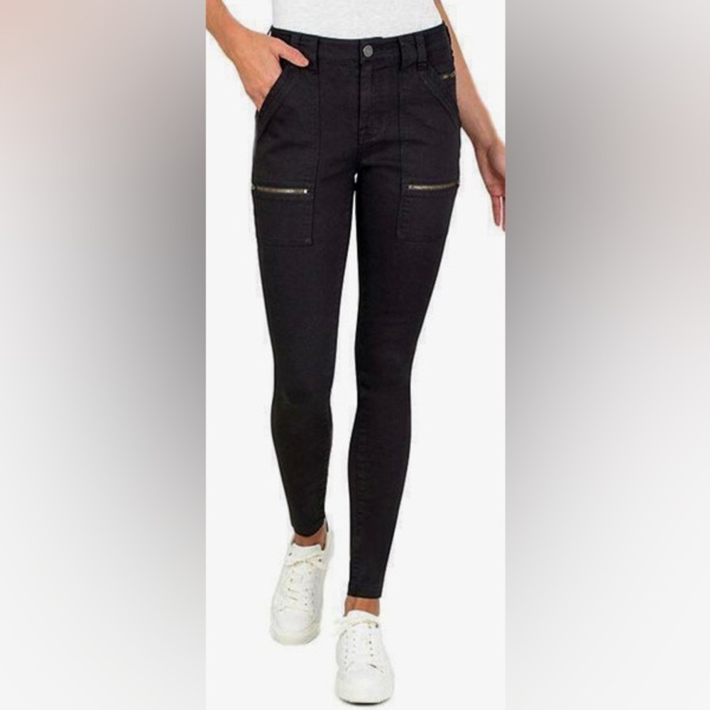 NWT Joie CONTEMPORARY FIT Black Cargo‎ Skinny Pants JEI669CO Size 2/26
